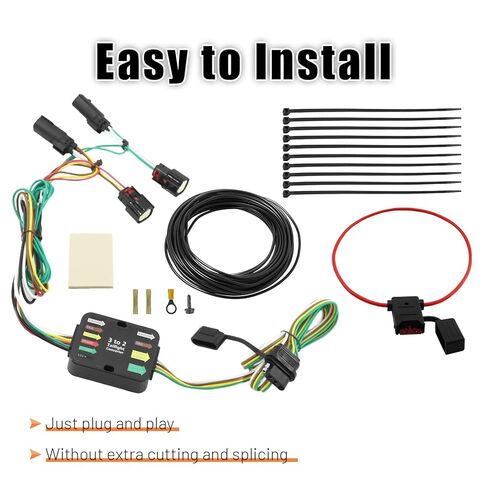 56473 Trailer Wiring Kit 4 Pin Vehicle-Side Custom, Fits 2021-2024 J-eep Grand Ch-erokee, 2022-2024 Je-ep Grand C-herokee L in Kuwait
