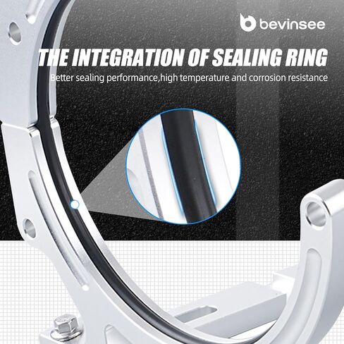 Bevinsee 7 "أكسيد النيتروز NOS حامل زجاجة واحد قوس البليت الألومنيوم لمدة 10-15 جنيه زجاجة النيتروز أسود in Saudi Arabia