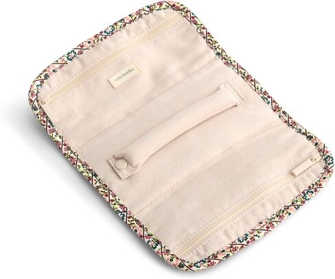 Vera Bradley Premium Cotton Jewelry Roll, Tiny Poppies in Saudi Arabia