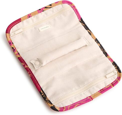 Vera Bradley Premium Cotton Jewelry Roll, Tiny Poppies in Saudi Arabia