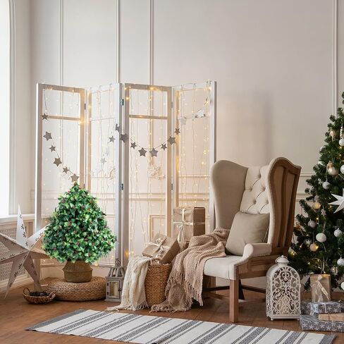 23.6 '' Faux Lavender Topiaries مجموعة من 2 مع طفرات أرضية لديكور الشرفة الأمامي الربيعي ، شجيرات مزيفة مقاومة للأشجار ، نباتات في الهواء الطلق لزخارف عيد الفصح للمنزل in Saudi Arabia