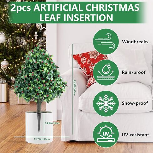 23.6 '' Faux Lavender Topiaries مجموعة من 2 مع طفرات أرضية لديكور الشرفة الأمامي الربيعي ، شجيرات مزيفة مقاومة للأشجار ، نباتات في الهواء الطلق لزخارف عيد الفصح للمنزل in Saudi Arabia