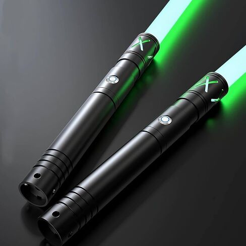 Lightsaber for Dueling 2 Packs Light Sabers with 4 Character Sound Font 12 RGB Colors 2 in 1 Real Lightsabers Toys for Kids/Adult Birthday Gift T029 in Saudi Arabia