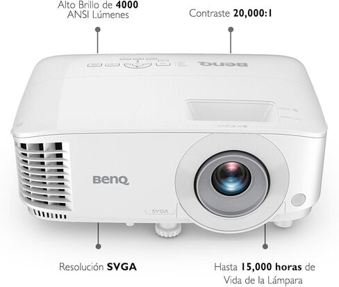 Benq MH733 | 1080p جهاز عرض الأعمال | 4000 لومنس | صب لاسلكي | تصحيح حجر الأساس التلقائي | Smarteco Tech 70 ٪ أقل استهلاك الطاقة | عدسة زجاجية لدقة الصورة ووضوح in Saudi Arabia