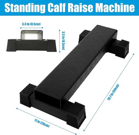 Steel Calf Raise Block, Standing Calf Raise Machine for Calf Stretching, Squat Foot Stretch, Anti-Slip Solid Calf Platform, Upgraded Calf Raise Bar for Home Gym Workouts in Kuwait