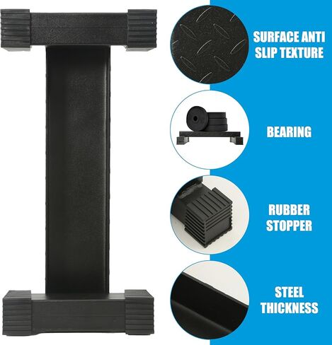 Steel Calf Raise Block, Standing Calf Raise Machine for Calf Stretching, Squat Foot Stretch, Anti-Slip Solid Calf Platform, Upgraded Calf Raise Bar for Home Gym Workouts in Kuwait