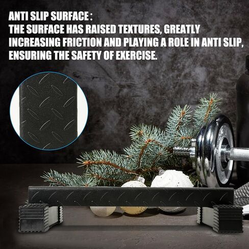 Steel Calf Raise Block, Standing Calf Raise Machine for Calf Stretching, Squat Foot Stretch, Anti-Slip Solid Calf Platform, Upgraded Calf Raise Bar for Home Gym Workouts in Kuwait