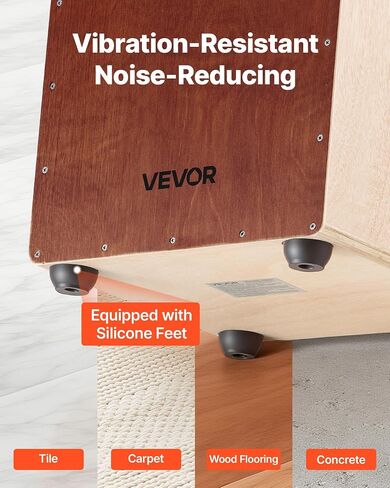 Cajon ثلاثية النغمة ، طبل Cajon Cajon Box المحمول مع سلاسل الجيتار الداخلية فريدة من نوعها in Kuwait