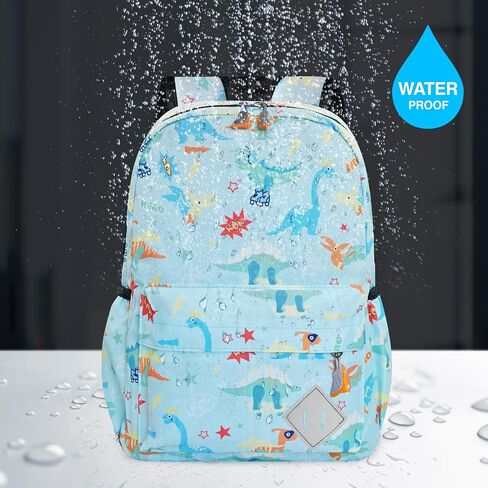 Kids Backpack for Girls Boys - 15 Inch Dinosaur Childrens Backpack Cute School Bag Kindergarten Backpack for Ages 3-8, Black in Kuwait