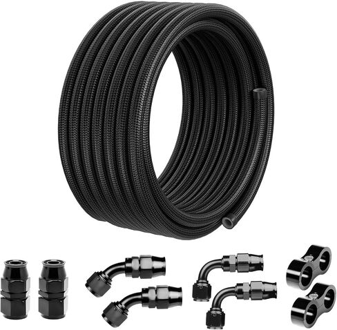 8AN PTFE Fuel Line Hose end Kit, 10FT E85 Fuel Hose Line in Saudi Arabia