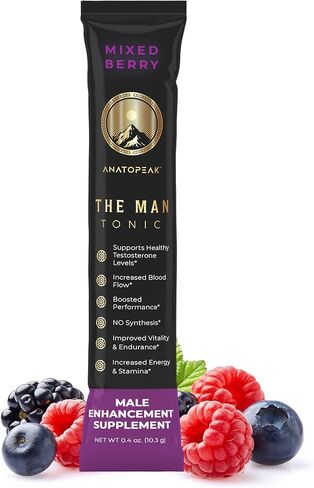 Extra Strength Male Enhancing Supplement Powder–Tongkat Ali, Maca Root, Beet Root, Horny Goat Weed, L-Citrulline–Nitric Oxide Booster & Testosterone Support for Men (Tropical-12 Sticks) in Saudi Arabia