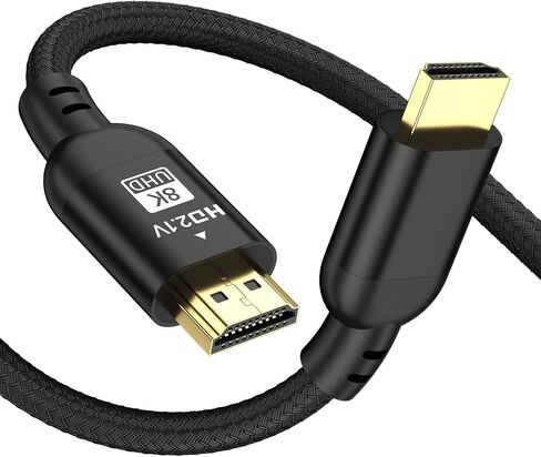 4K hdmi Cable 75FT,18Gbps Ultra High Speed HDMI 2.0 Cable,Braided Rope,Support 4K@60Hz 2K@120Hz,Dynamic HDR,ARC,Durable,Compatible with PC/HDTV/PS5/xbox/Blu-ray Video/Surveillance Camera in Saudi Arabia