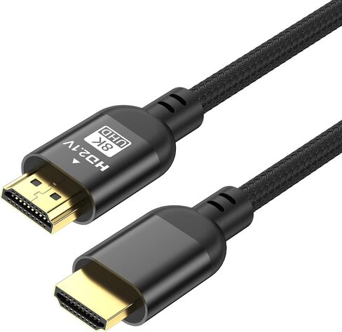 4K hdmi Cable 75FT,18Gbps Ultra High Speed HDMI 2.0 Cable,Braided Rope,Support 4K@60Hz 2K@120Hz,Dynamic HDR,ARC,Durable,Compatible with PC/HDTV/PS5/xbox/Blu-ray Video/Surveillance Camera in Saudi Arabia