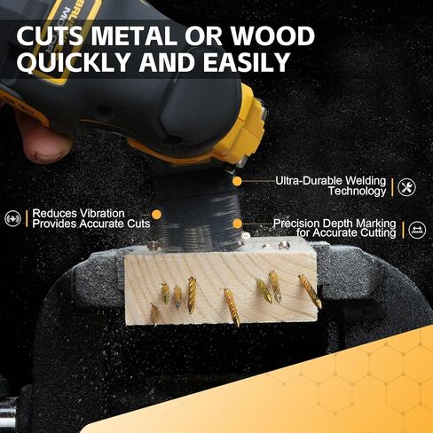 Bionso 55PCS Oscillating Saw Blades, Professional Universal Titanium Multitool Blades for Wood Plastics Metal, Quick Release Multi Tool Kits Fit Dewalt Ryobi Milwaukee Rockwell Fein Makita in Kuwait
