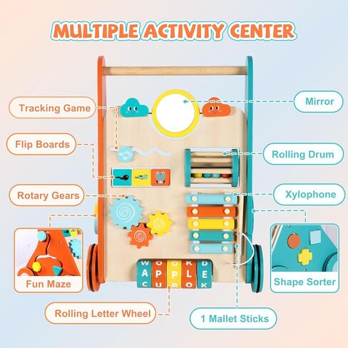 Wooden Baby Walker ، Montessori Walker للأطفال in Kuwait