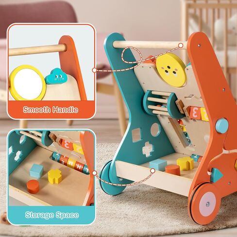 Wooden Baby Walker ، Montessori Walker للأطفال in Kuwait