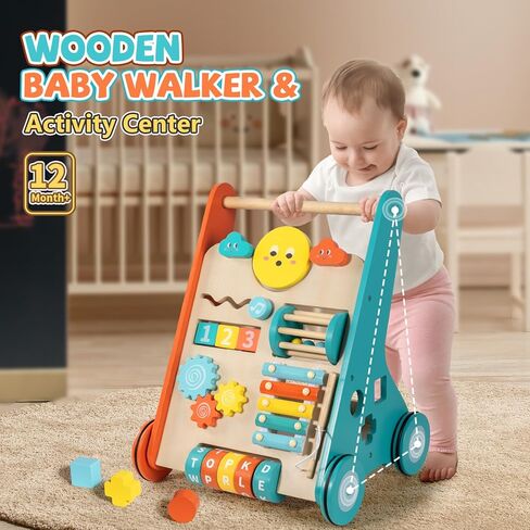 Wooden Baby Walker ، Montessori Walker للأطفال in Kuwait