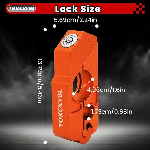 Motorcycle Lock, Heavy Duty Anti Theft Helmet Brake Handlebar Lock in Saudi Arabia