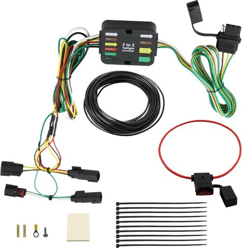 1188869 مجموعة الأسلاك مقطورة ، تسخير الأسلاك المسطح 4-Way متوافق مع 2017-2023 TE-SLA Model 3 2020-2023 TE-SLA Model Y in Kuwait