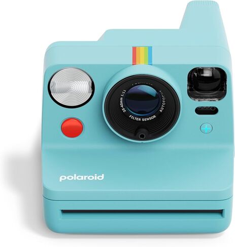 Polaroid Now + 3rd Generation I -Type Camera + Bundle - الآن + تطبيق Bluetooth يتم التحكم في كاميرا بيضاء + 16 صورة ملونة (6562) in Kuwait