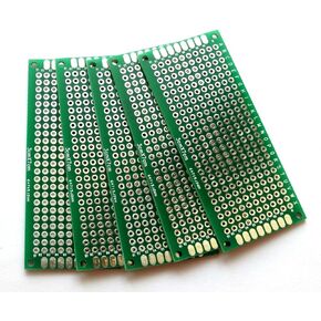 Penta Angel 10pcs Double-Side Prototype PCB Universal Printed Circuit Board Universal PCB Circuit Board (3x7cm)