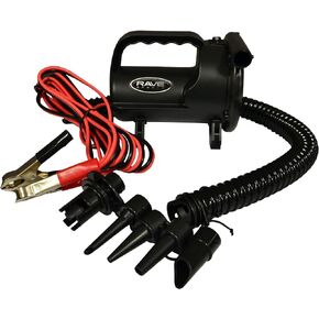 RAVE Sports 12V High Pressure Inflator/Deflator , Black, 5.75" x 5" x 5"