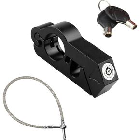 Gift2u Motorcycle Brake Helmet Lock, Heavy Duty Motorcycle Handlebar Lock Grip with 2 Keys Metal Anti-Theft Motorcycle Handlebar Helmet Lock for Most Motorbike Scooters ATV Bike