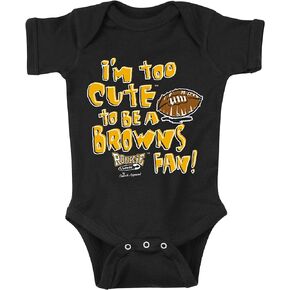 Too Cute (Anti-Cleveland) Baby Apparel for Pittsburgh Football Fans (NB-7T)