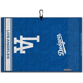 Team Effort Los Angeles Dodgers Face/Club Jacquard Golf Towel 16" x 24"