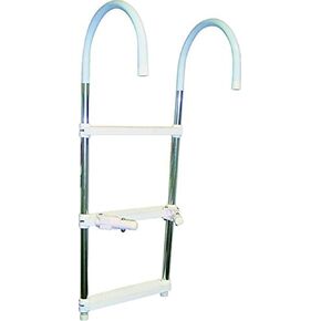 SeaSense Boat Ladder (3 Step), 15"W x 37"H, Silver/White in Saudi Arabia