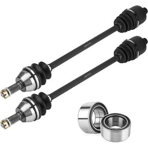 Youxmoto Rear Left/Right CV Axle & Wheel Bearing Kit Fit for Polaris RZR XP 1000 (High Lifter) 2014 2015; For RZR XP 4 Turbo 2020 2021, 4340 Chromoly Steel CV Axle Drive Shaft