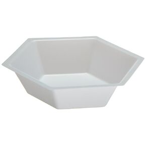 Heathrow HS14251B Hexagonal Weigh Boat, Medium (Pack of 500)