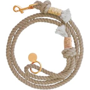 مقود حبل من القطن الأبيض الطبيعي للكلاب، مقود زفاف الكلب الأبيض، مقود حبل، مقود حبل للكلاب، مقود زفاف، مقود حبل أبيض للكلاب، مقود أبيض للكلاب، مقود مصنوع يدويًا للكلاب (أبيض طبيعي) in Kuwait