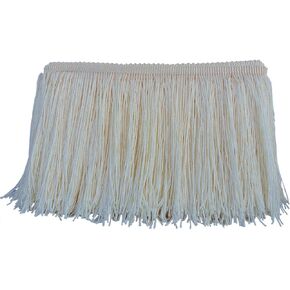 MONIDOOR Chainette Fringe Trim 6 Inch 10 Yards Tassel Fringe Trim for Sewing Craft DIY Decoration(927 Yellow)