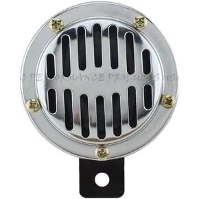 JC Performance Parts USA Universal 12v 6v or 24v Compact Vented Motorcycle, Car, Truck Horn Chrome or Black Vintage Style