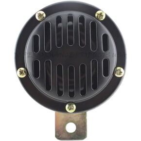 JC Performance Parts USA Universal 12v 6v or 24v Compact Vented Motorcycle, Car, Truck Horn Chrome or Black Vintage Style