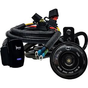 OZ-USA 3" Disc Horn Power Busbar Distribution Block Wire Harness Kit Compatible with 2018-2023 Can-Am Maverick X3 Max RS Turbo RR, Sport, Trail, Commander and Defender.