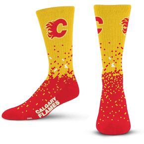 For Bare Feet Men's Spray Zone Crew Sock NHL
