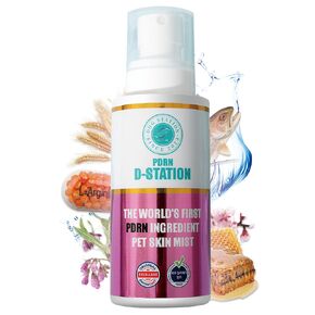 D-STATION PDRN Pet Skin Mist Spray- Anti-static, Deodorizing, Moisturizing, Itchiness Relieving, Nutrient to Skin and Coat, for dogs and cats. (5.07 oz)
