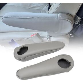 Leather Replacement Seat Armrest Cover Left & Right Side Black Fit for Toyota Sienna 2011 2012 2013 2014 2015 2016 2017 Leather Part Only