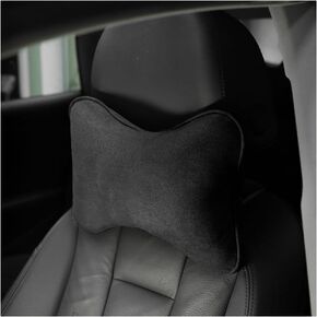 Osilly Car Headrest Pillow, Soft Comfortable Breathable Memory Foam Ergonomic Design Automotive Neck Pillow Cushion with Adjustable Strap for Neck Pain Pressure Relief, Universal Fit（Brown）
