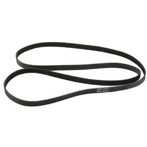 Qjaiune GT2 Timing Belt 760mm Black Cogged Rubber Geared Belt 6mm Cog Drive Belt for 3D Printers (760-2GT-6)