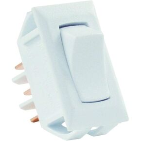 JR Products 12635 White SPDT On/On Switch