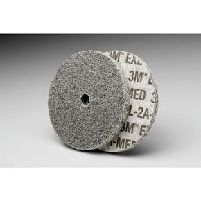 Scotch-Brite 17508 EXL Unitized Wheel, 8" x 1/4" x 5/8" 2S FIN, 8" Diameter, Abrasive Grit, 4000 Rpm (Pack of 8)