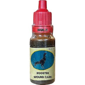 HULX 2 PCS, Rooster Booster Chicken Wound Care Skin Soother Healing 30 CC. Protection & Quickly Recover Skin Heal Wounds Pain After Fighting Fast Dries Work Well for Sore Mouth Face Feet Poultry Bird