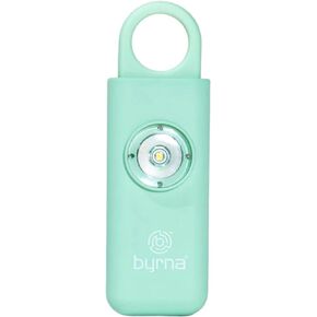 Byrna Banshee Personal Safety Alarm - 130 dB Loud Military Grade Self Defense Emergency Keychain Siren Device with LED Strobe Alert Light for Women, Men, Children, Elderly, Hikers and Runners (Black)