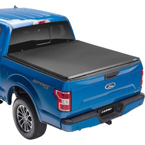 Lund Genesis Tri-Fold Soft Folding Truck Bed Tonneau Cover | 950173 | Fits 2015 - 2020 Ford F-150 6' 7" Bed (78.9")