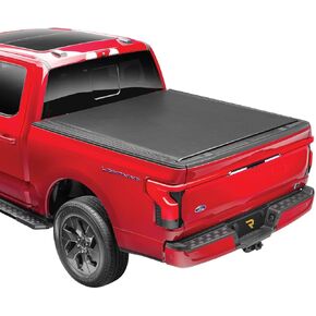 أغطية التمساح ETX غطاء تونيو لسرير الشاحنة الناعم القابل للطي | 53311 | يناسب 2008 - 2016 Ford F-250/350/450 Super Duty مقاس 6 أقدام و9 بوصات (81 بوصة)، أسود in Kuwait