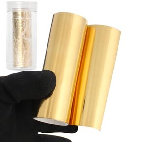 H62 Brass Foil, 0.001''x4''x79''(0.03MM x 0.1M x 2M), Thin Brass Sheet Roll Sealed Package
