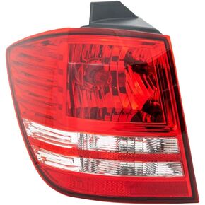 For Dodge Journey 2010-2020 Tail Light Passenger Side | Outer | Halogen | Clear & Red Lens | Replacement For CH2805102, 5116290AH